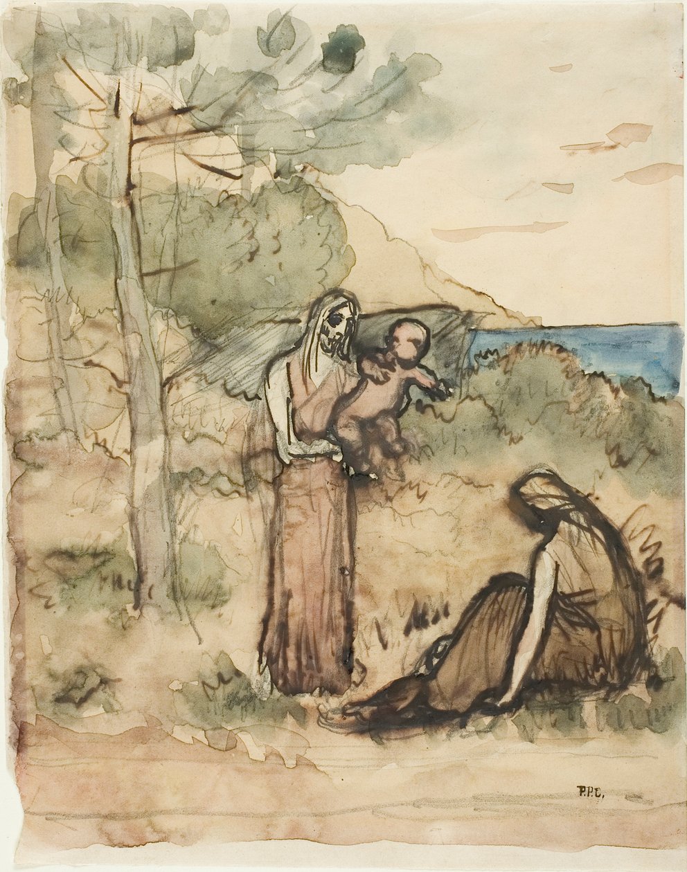 Fiskarens familj av Pierre Puvis de Chavannes