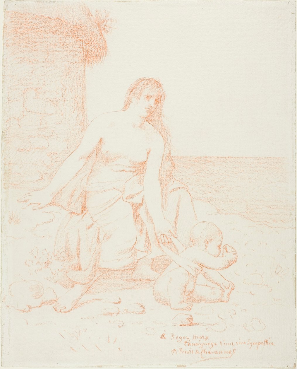 Fiskarens familj av Pierre Puvis de Chavannes