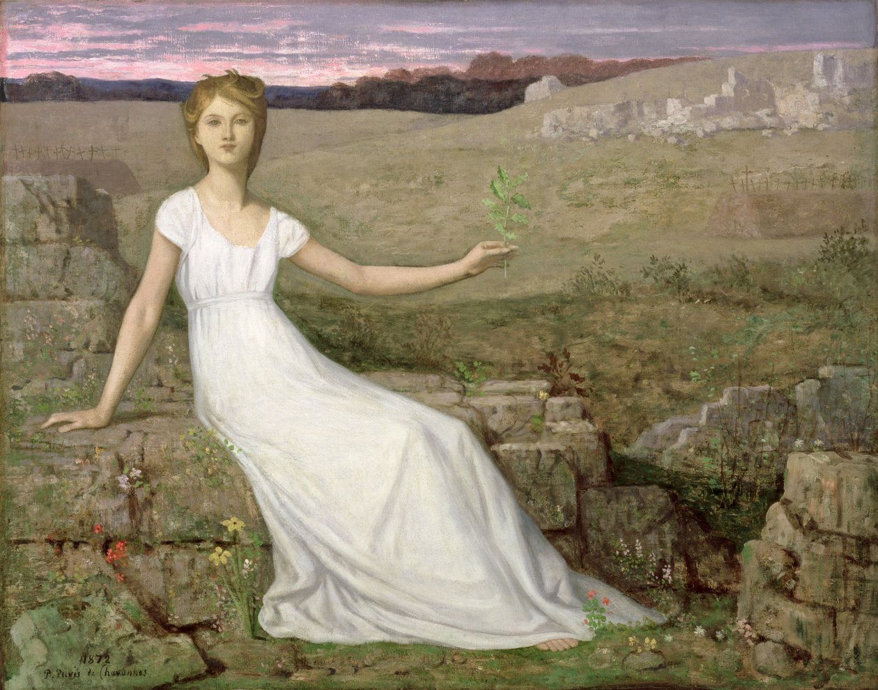 Hope, 1872 (se 83731) av Pierre Puvis de Chavannes