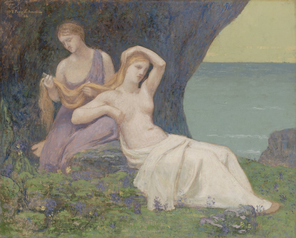 I Ljungen, 1896. av Pierre Puvis de Chavannes