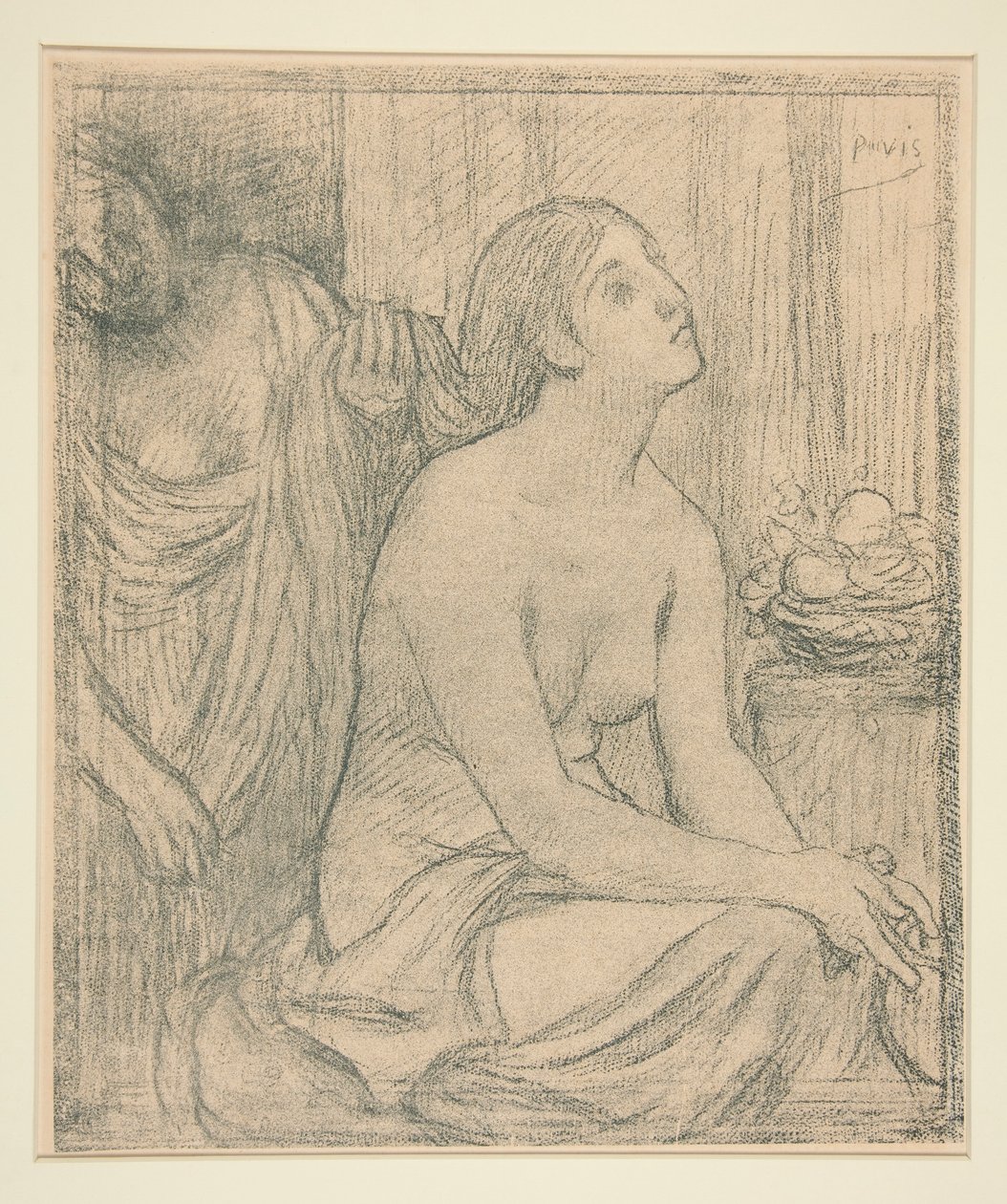 Toaletten av Pierre Puvis de Chavannes