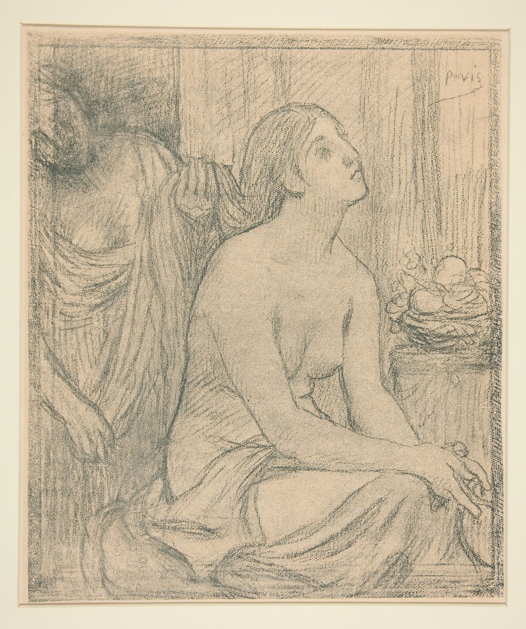 Toaletten av Pierre Puvis de Chavannes