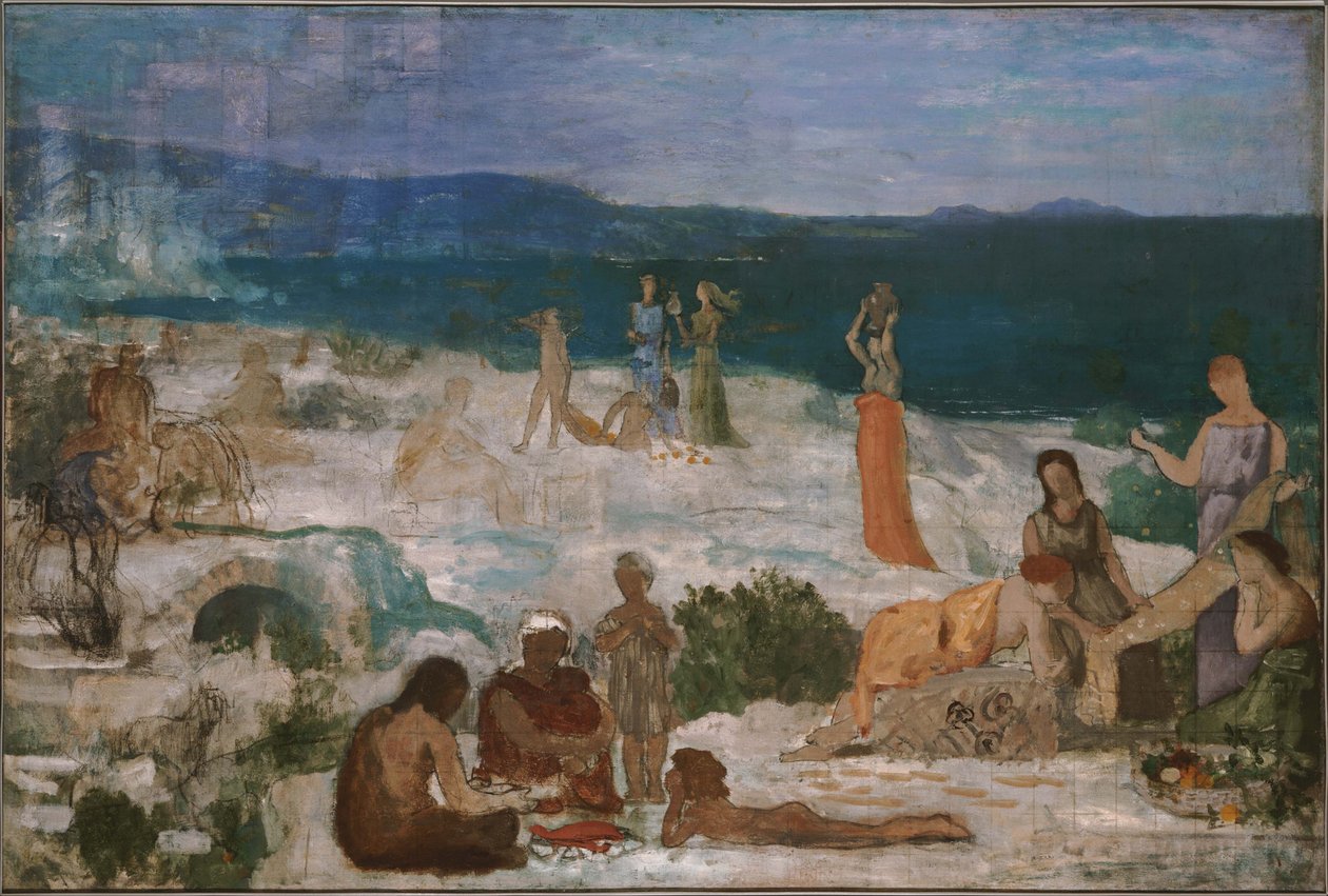 Massilia, grekisk koloni av Pierre Puvis de Chavannes