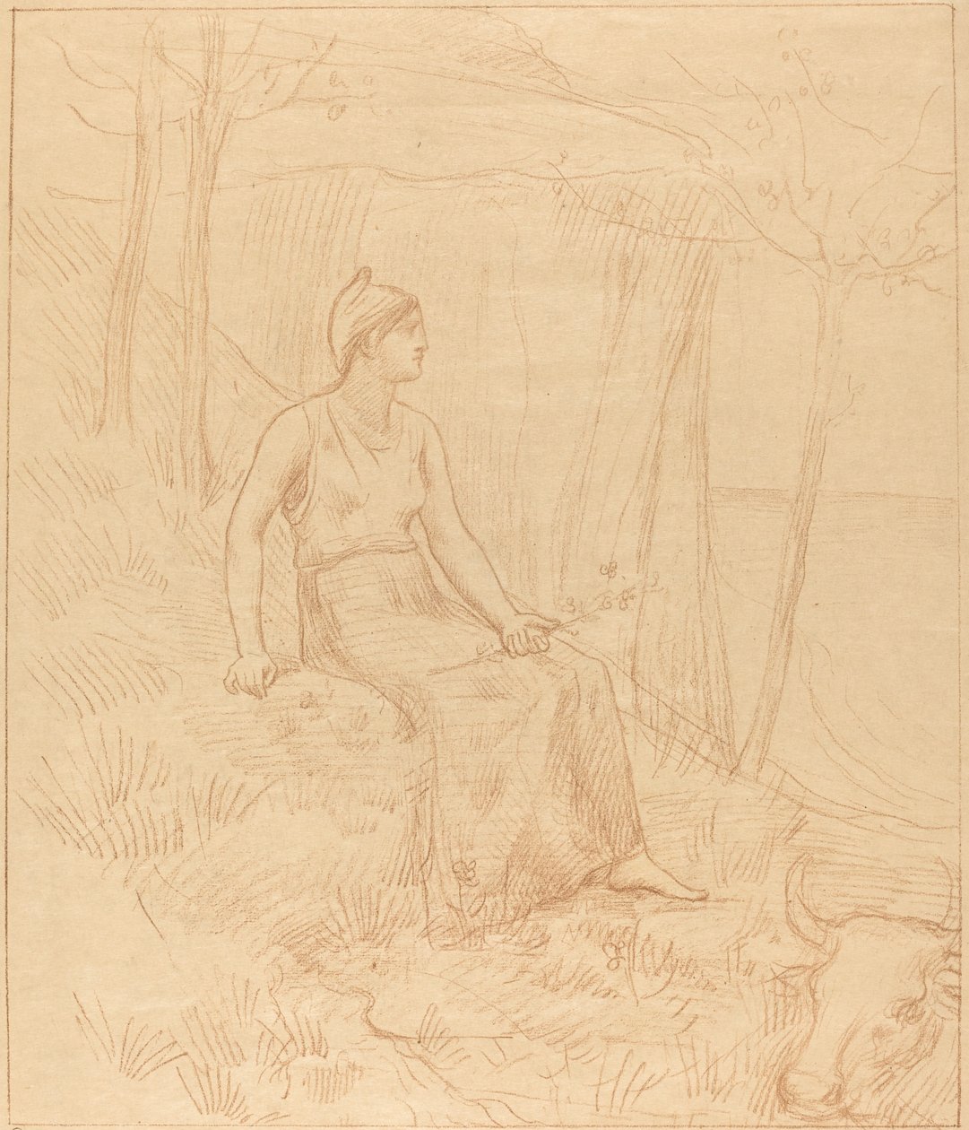 Normandie av Pierre Puvis de Chavannes