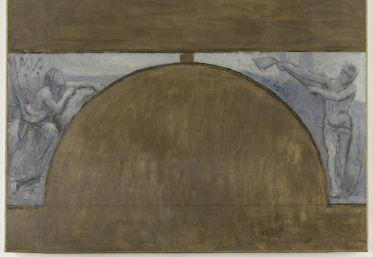 Årstider, skiss för Hôtel de Ville de Paris, mellan 1889 och 1892 (olja på duk) av Pierre Puvis de Chavannes
