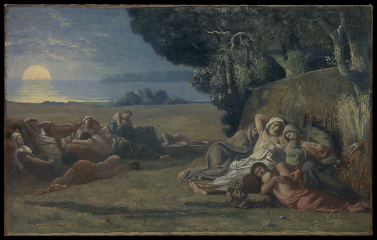 Sömn av Pierre Puvis de Chavannes