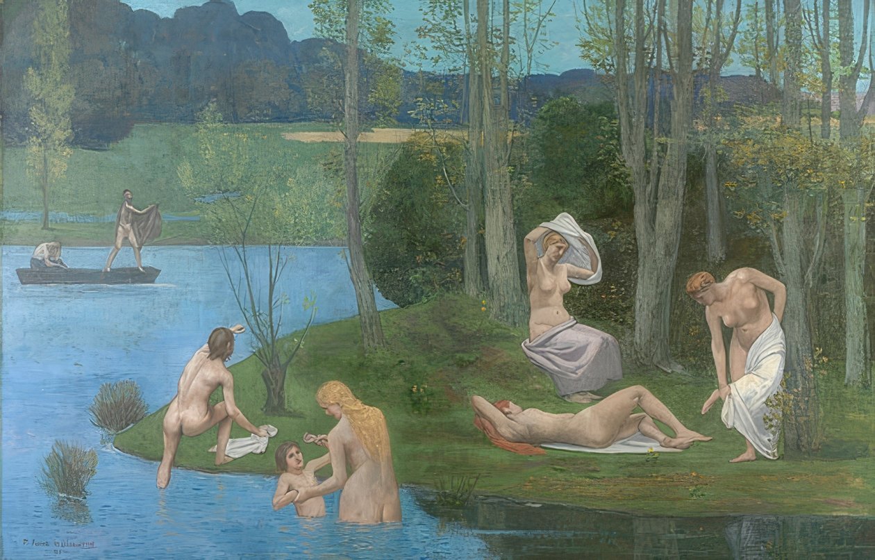 Sommar. 1891 av Pierre Puvis de Chavannes