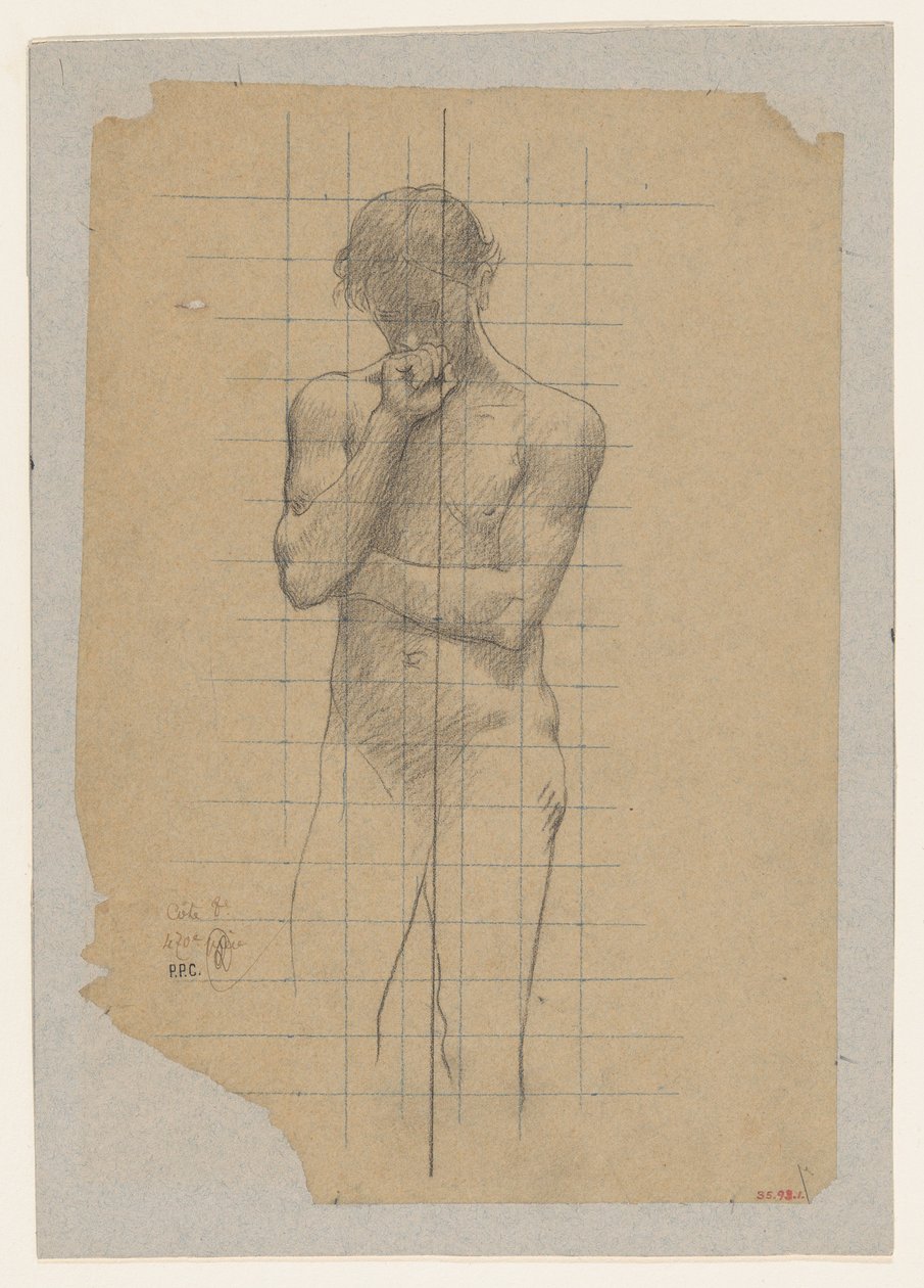 Studie för geometri i ”Sorbonne” av Pierre Puvis de Chavannes