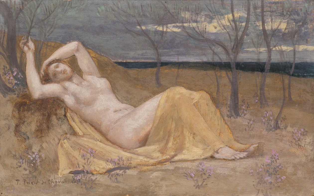 Tamarisk, c.1886-87 av Pierre Puvis de Chavannes