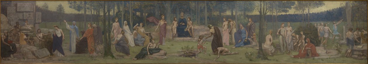 Sorbonnes allegori av Pierre Puvis de Chavannes