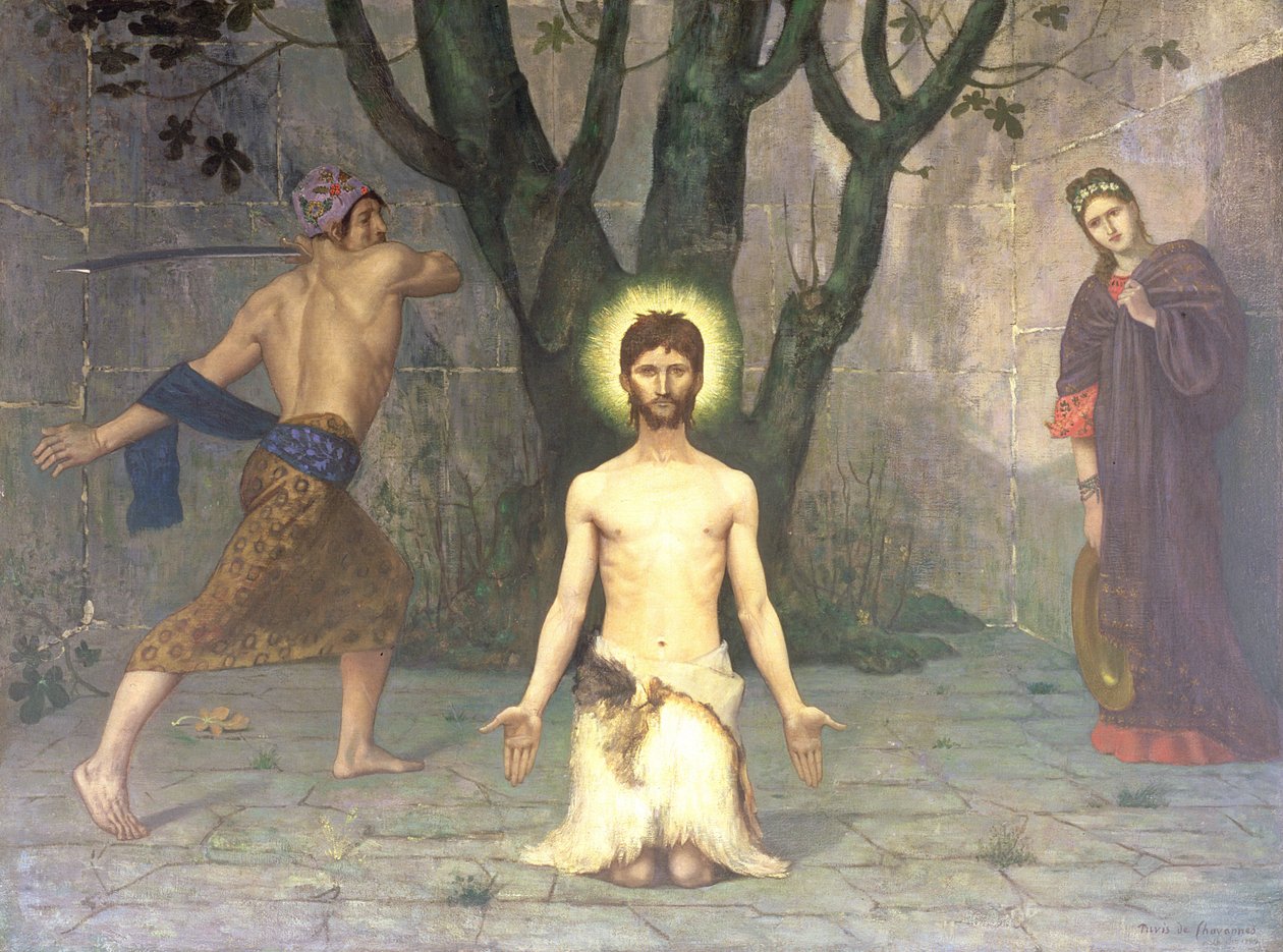Halshuggningen av Johannes Döparen, 1869 av Pierre Puvis de Chavannes