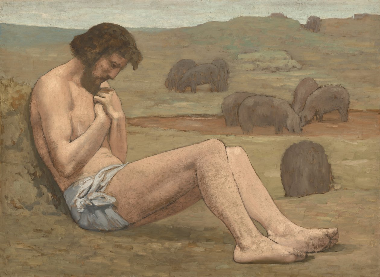 Den förlorade sonen, troligen ca. 1879. av Pierre Puvis de Chavannes