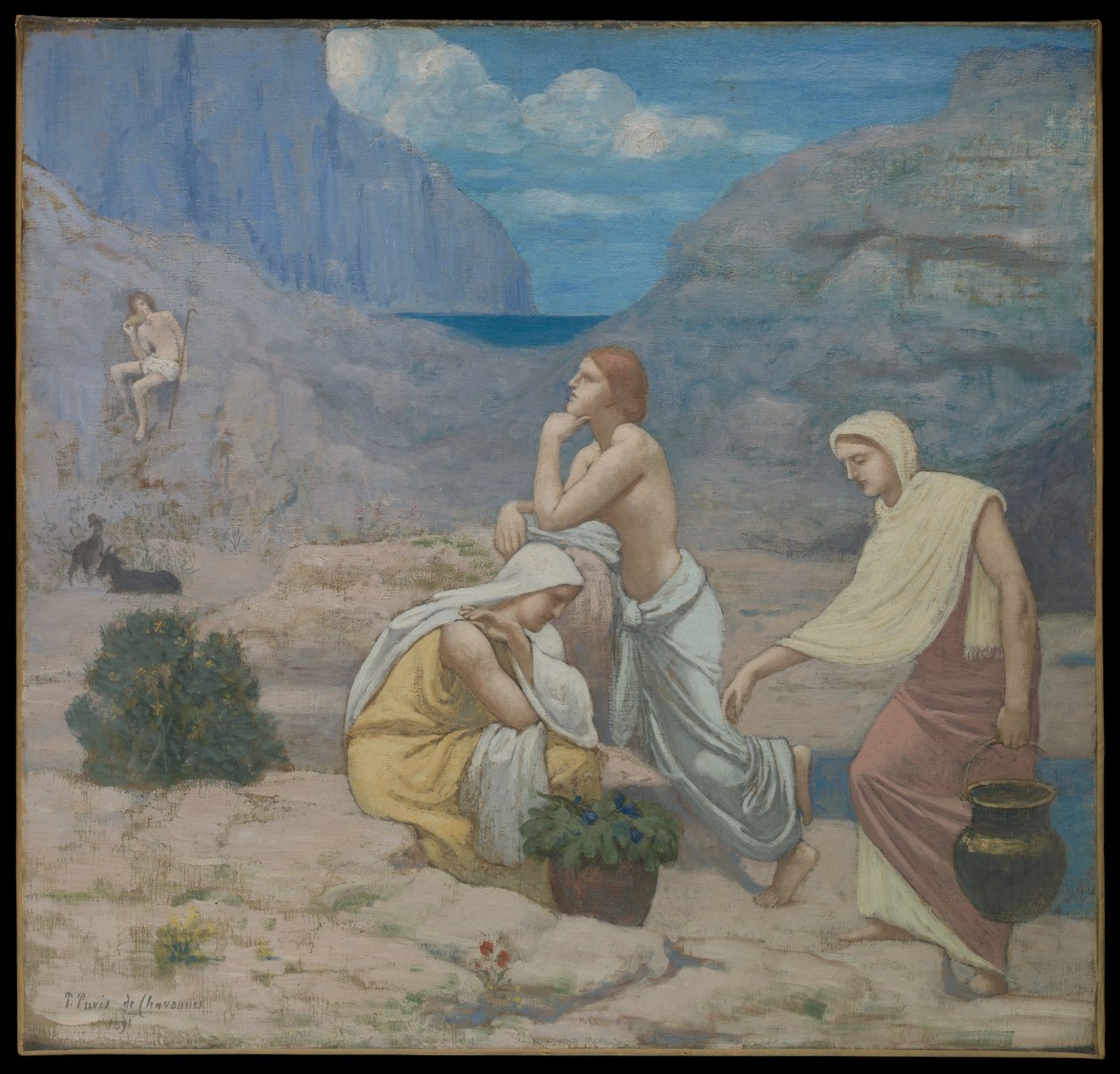 Herdens sång av Pierre Puvis de Chavannes
