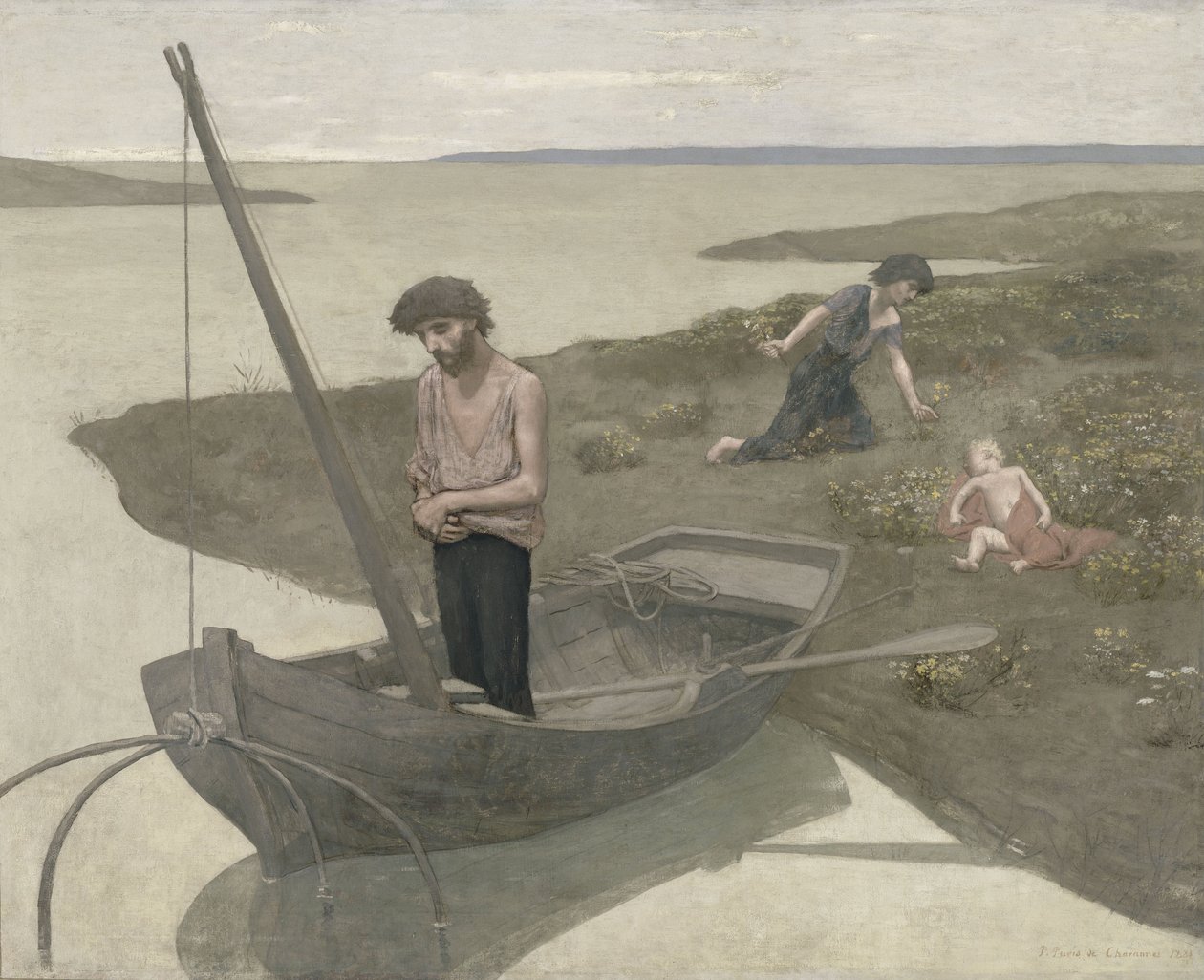 Den fattige fiskaren av Pierre Puvis de Chavannes