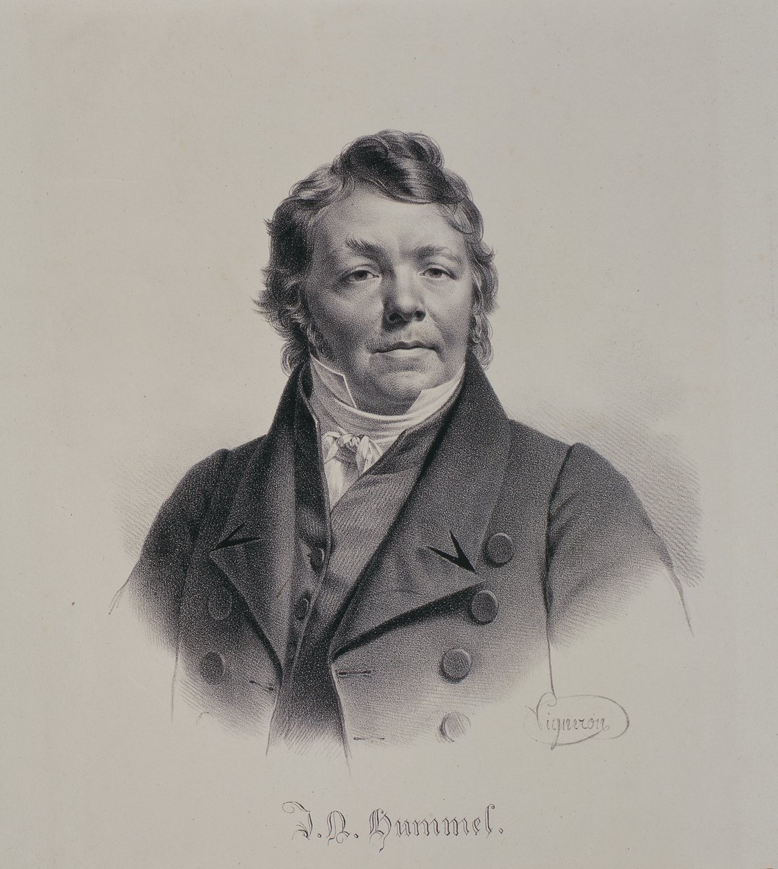 Johann Nepomuk Hummel (1778-1837) av Pierre Roch Vigneron