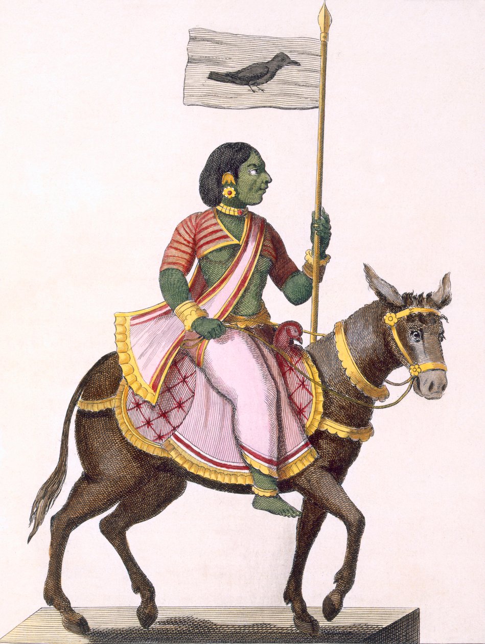Moudevi, oenighetens och misärens gudinna, 1782. av Pierre Sonnerat