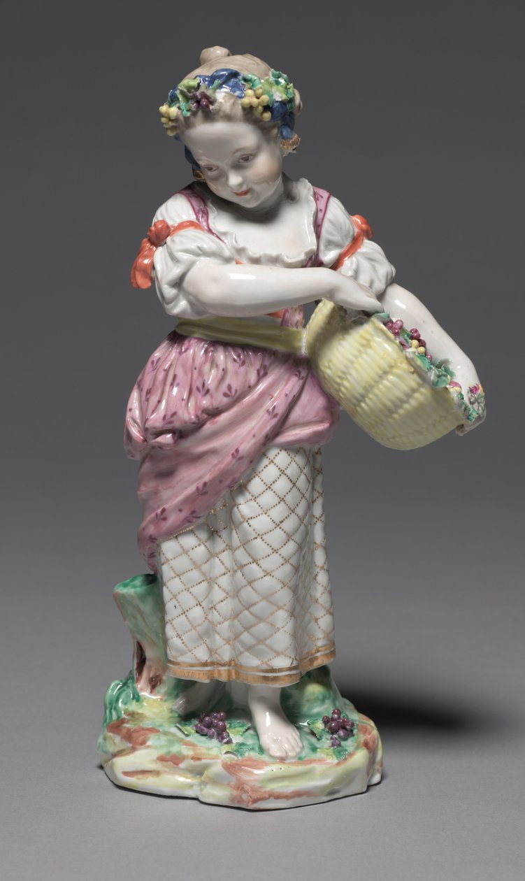 Fjäder, tillverkad av Bristol Porcelain Factory, ca 1775 (hårdpasta porslin) av Pierre Stephan