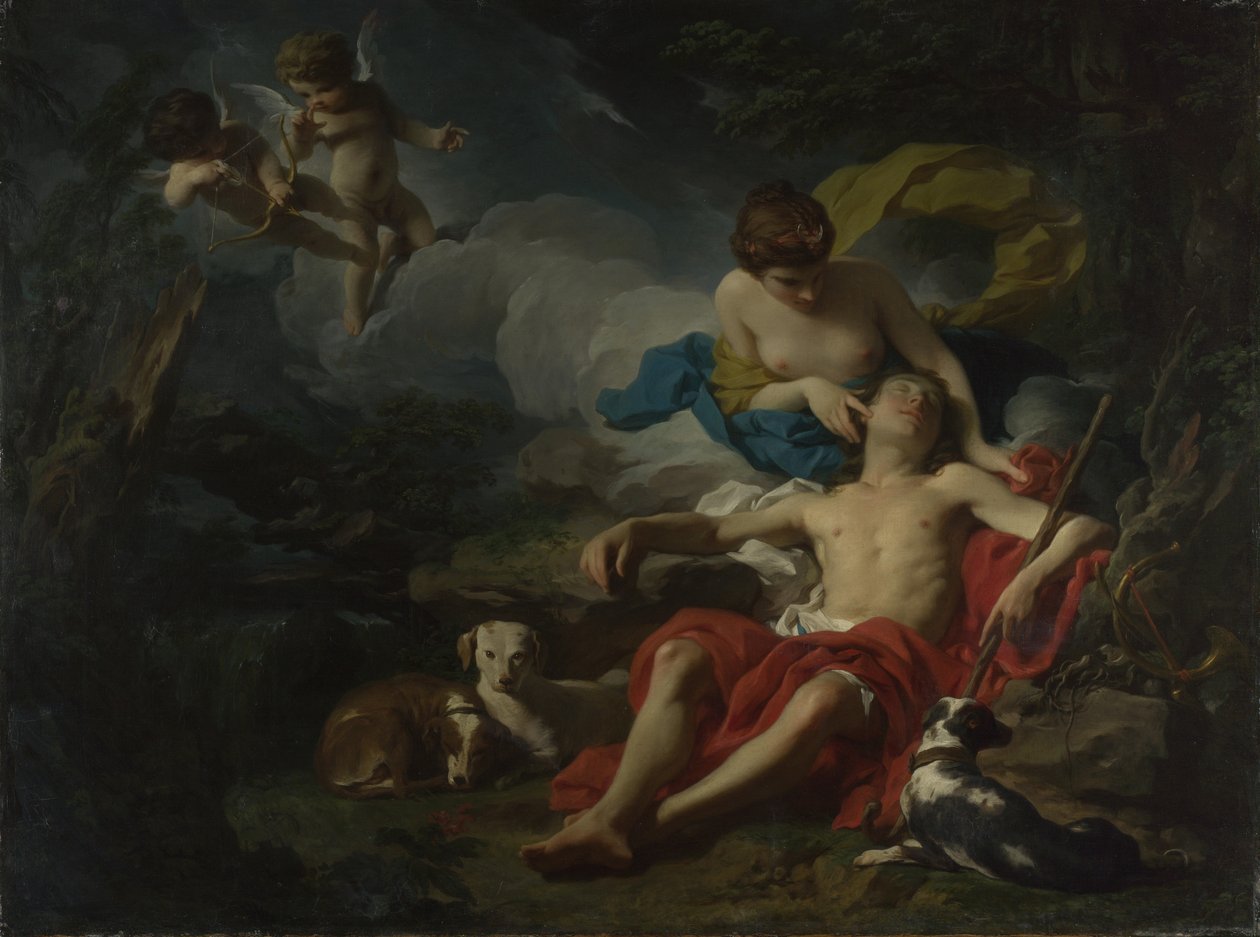 Diana och Endymion, ca 1745 (olja på duk) av Pierre Subleyras