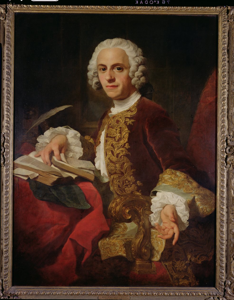 Porträtt av Horatio Walpole (1723-1809) 2:a baron Walpole av Wolterton (olja på duk) av Pierre Subleyras