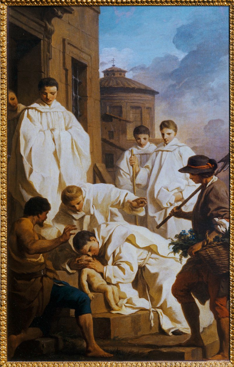 Saint Benoit ressuscite un enfant - Saint Benedict återupplivar ett barn ... av Pierre Subleyras
