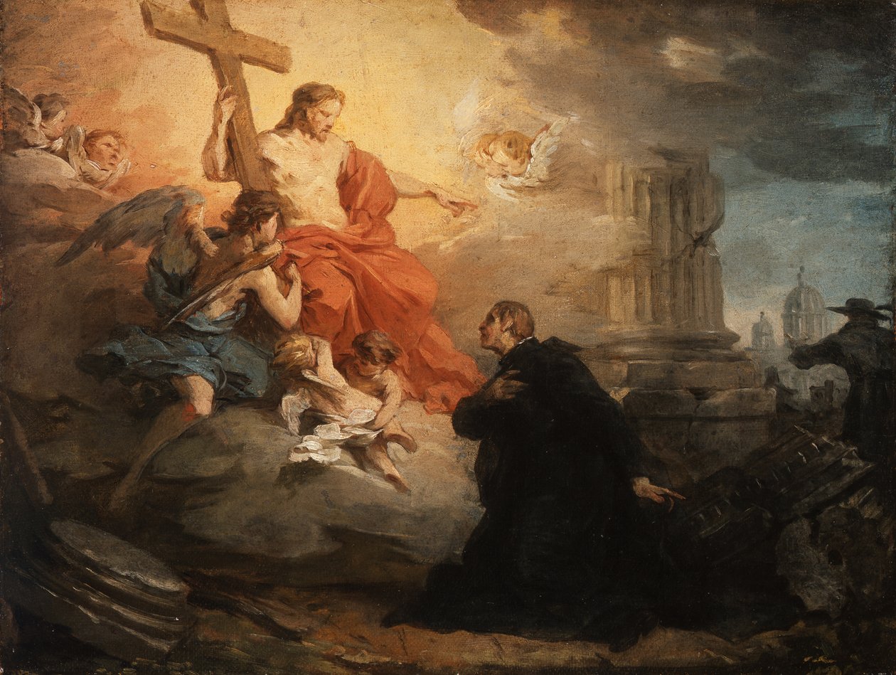 Den helige Ignatius av Loyolas vision av Pierre Subleyras