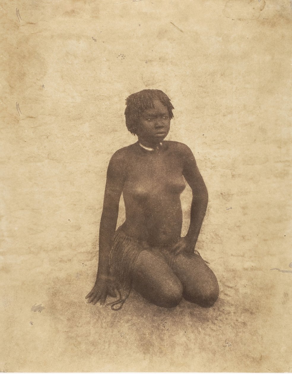 Ung Nuba kvinna, 1853-54. av Pierre Tremaux