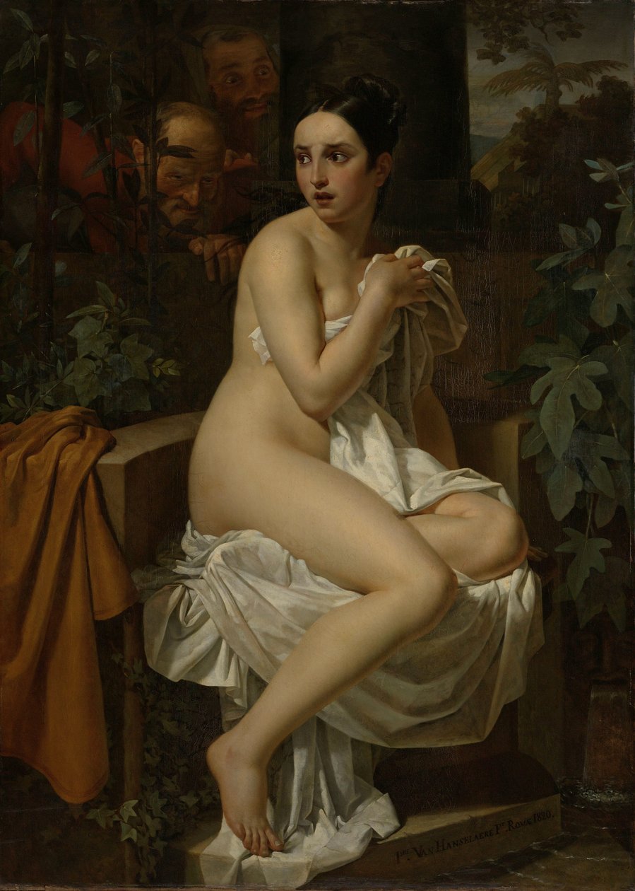 Susanna och de äldre av Pierre Van Hanselaere
