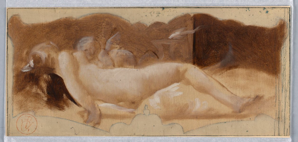 Teckning av Pierre Victor Galland