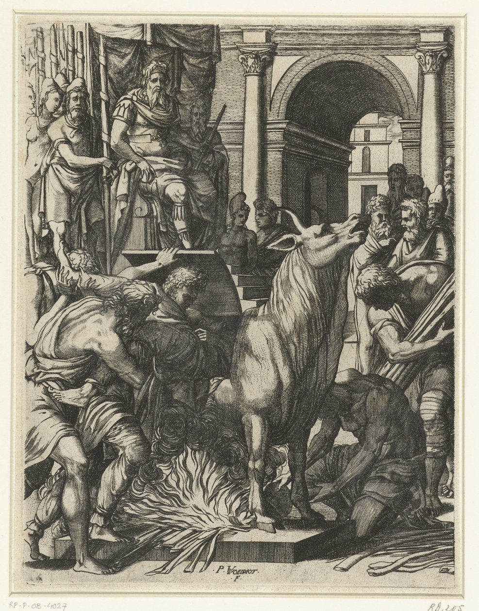 Phalaris tjur av Pierre Woeiriot (II)