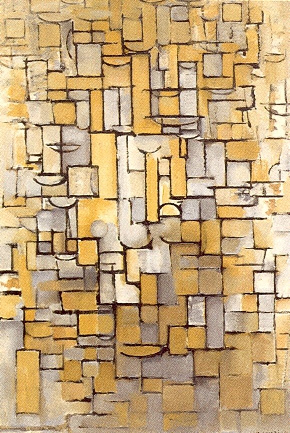 Compositie XIV av Piet Mondrian