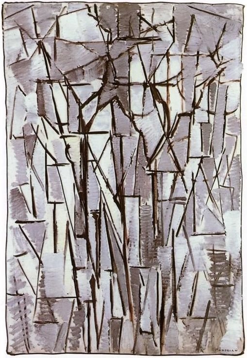 Composition Trees II  av Piet Mondrian