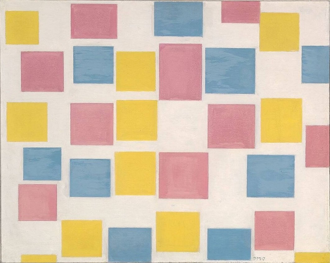 Composition with Color Fields  av Piet Mondrian