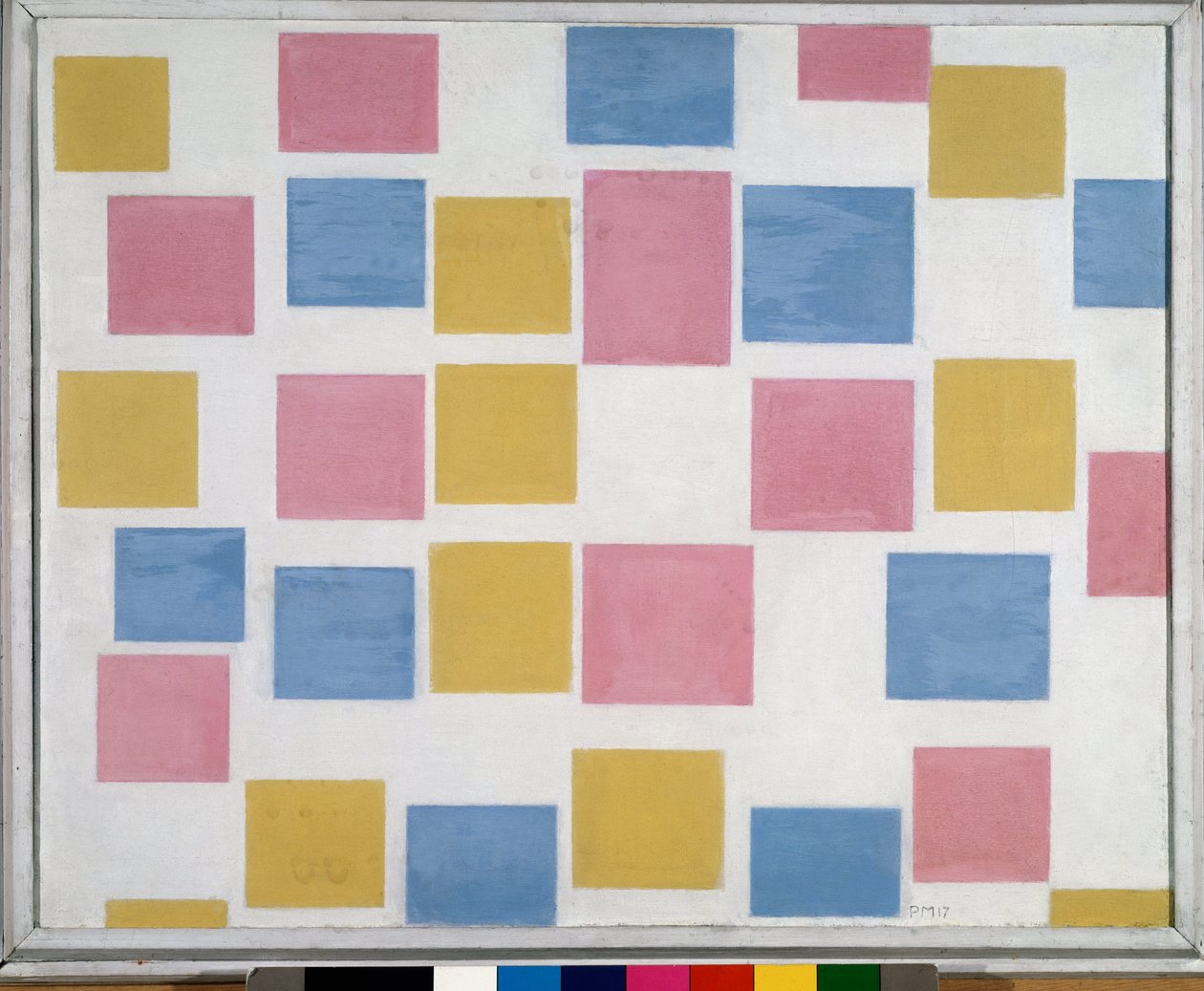 Komposition med färger Målning av Piet Mondrian av Piet Mondrian