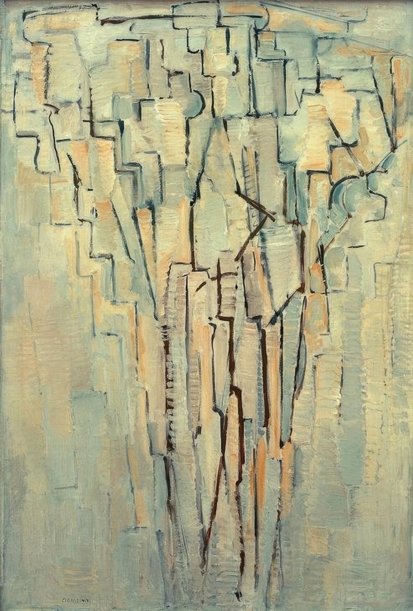 Trädet A av Piet Mondrian