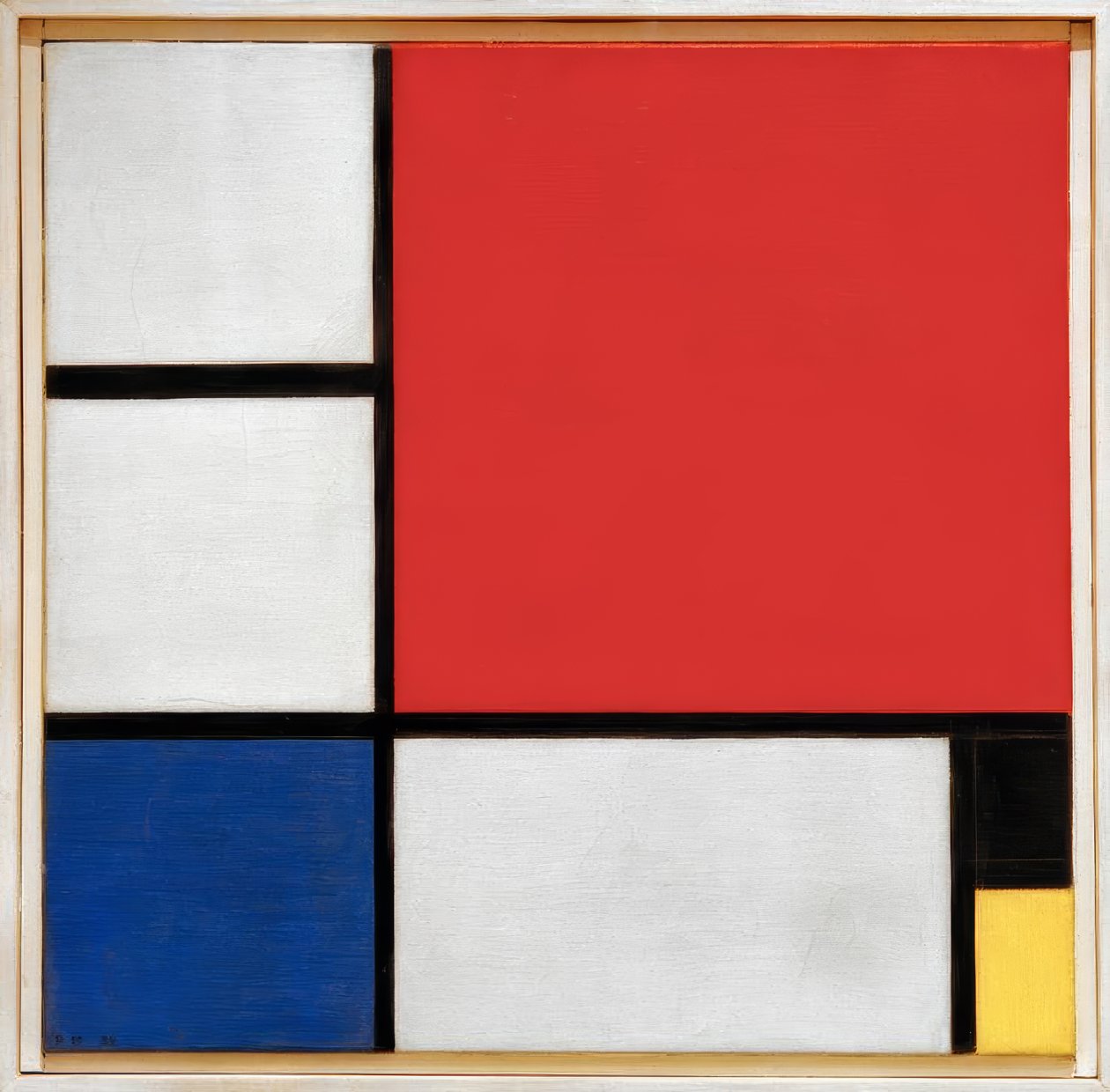 Komposition II av Piet Mondrian