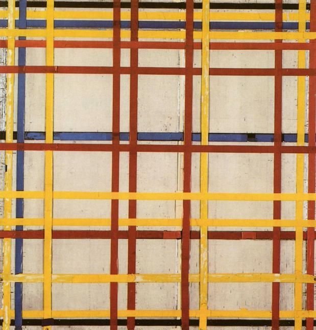 New York City  av Piet Mondrian