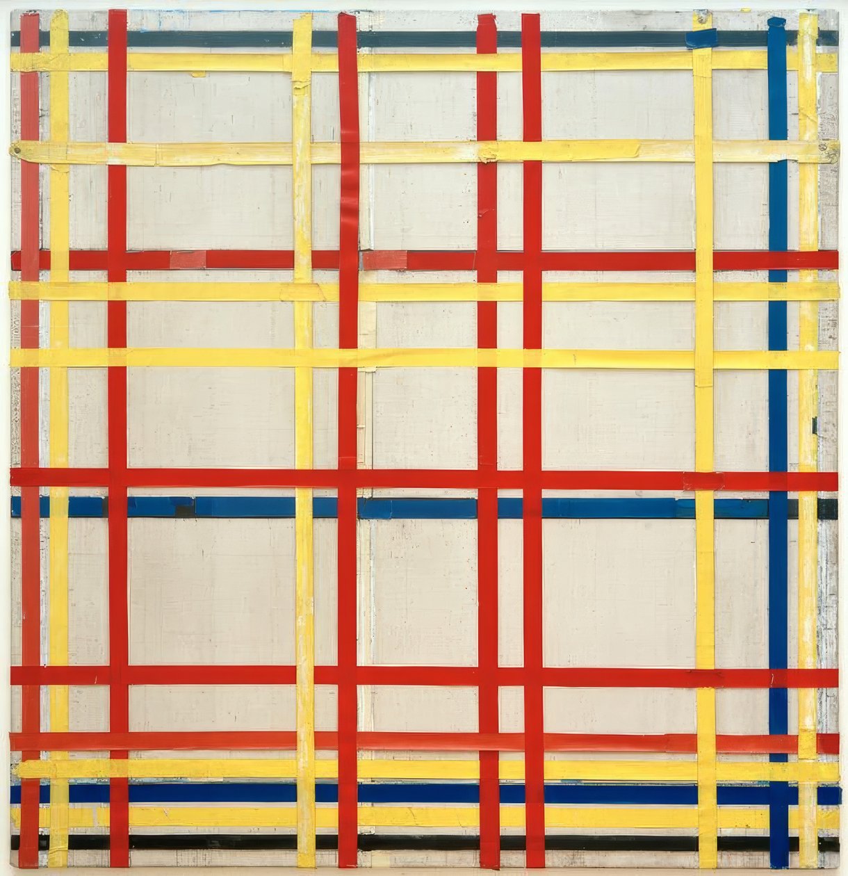 New York City 1 av Piet Mondrian