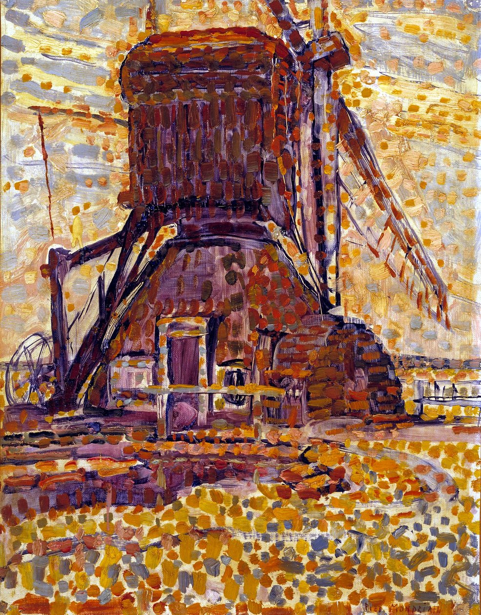 The Winkel Mill  av Piet Mondrian