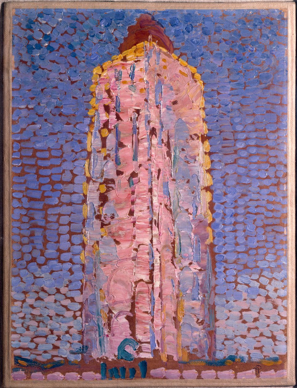 Fyren i Westkapelle, Veere, Zelande av Piet Mondrian