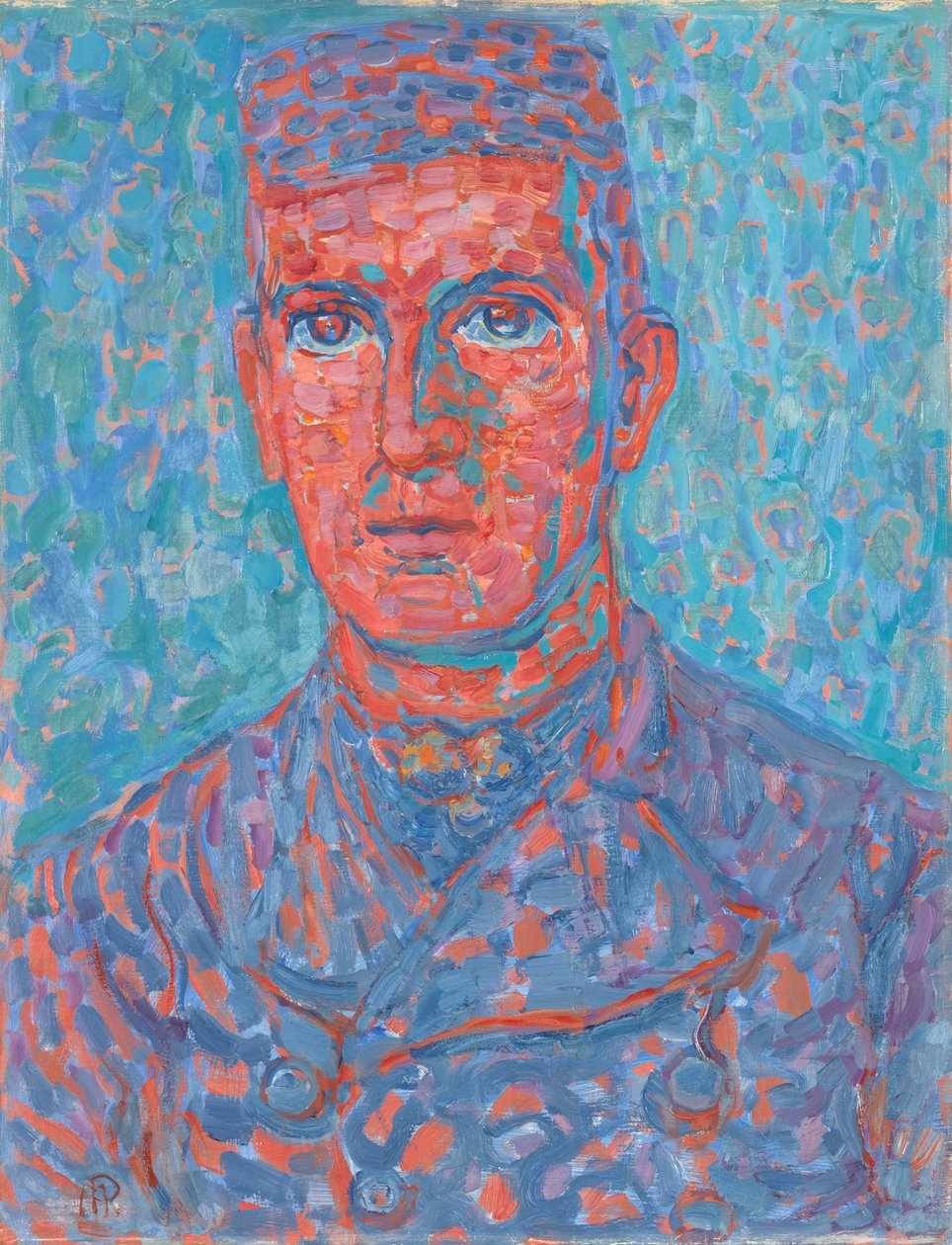 Zeeland Farmer, ca 1908-början av 1910 av Piet Mondrian