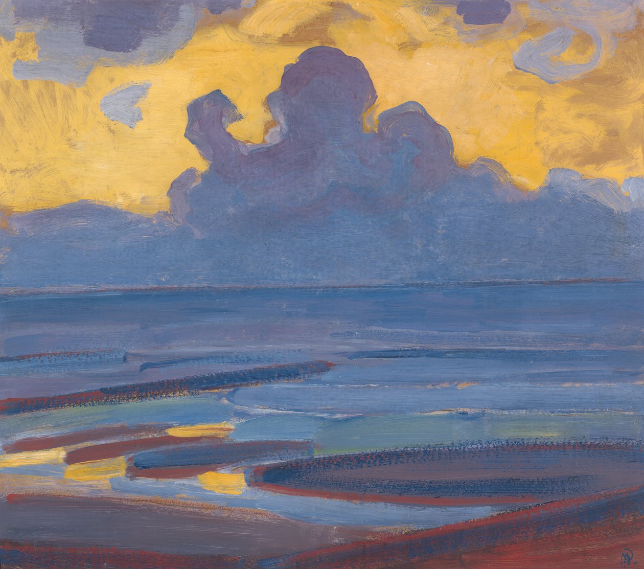 Vid havet av Piet Mondrian