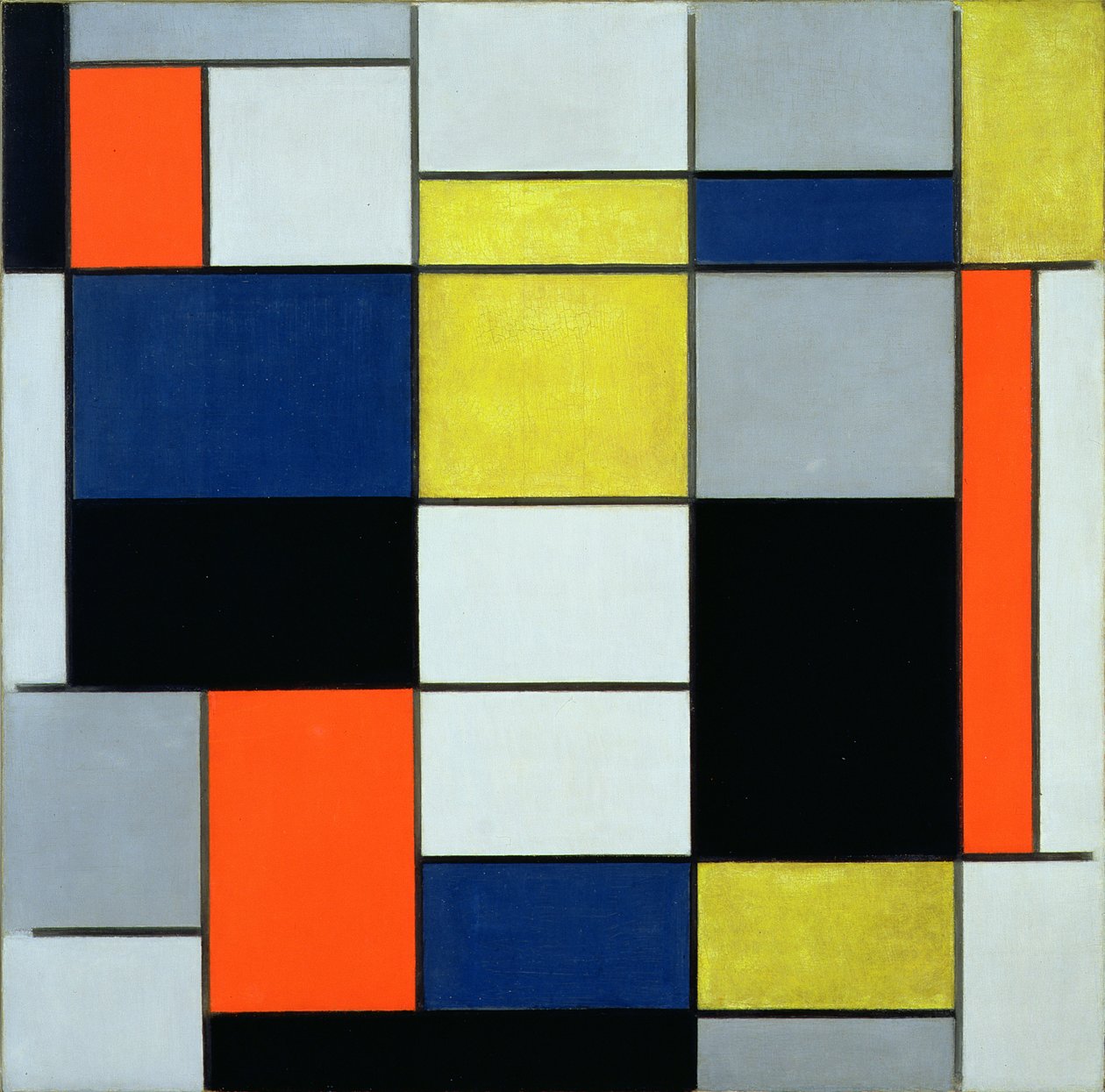 Komposition A av Piet Mondrian