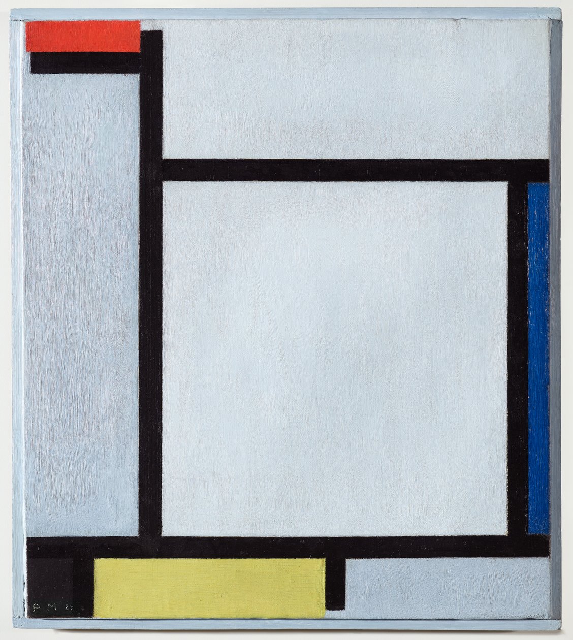 Komposition med rött, blått, svart, gult och grått, 1921 av Piet Mondrian