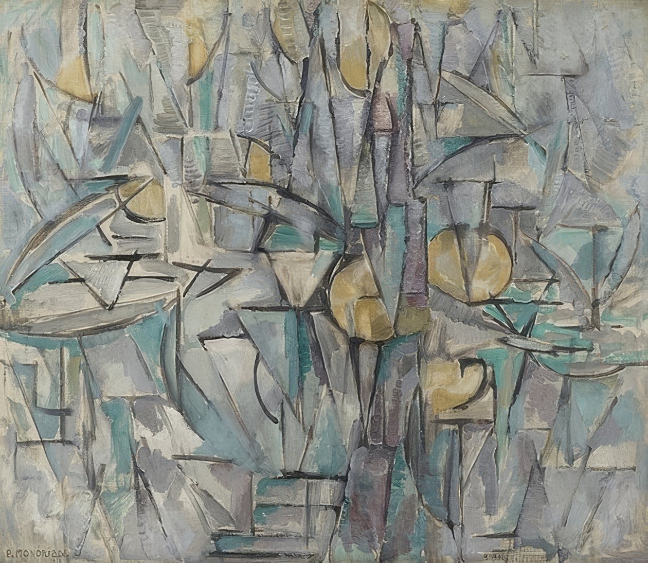 Komposition X. 1911 av Piet Mondrian