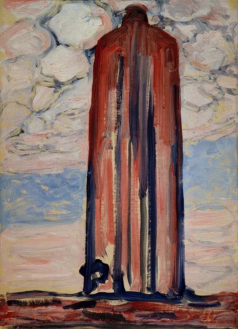 Fyren i Westkapelle av Piet Mondrian
