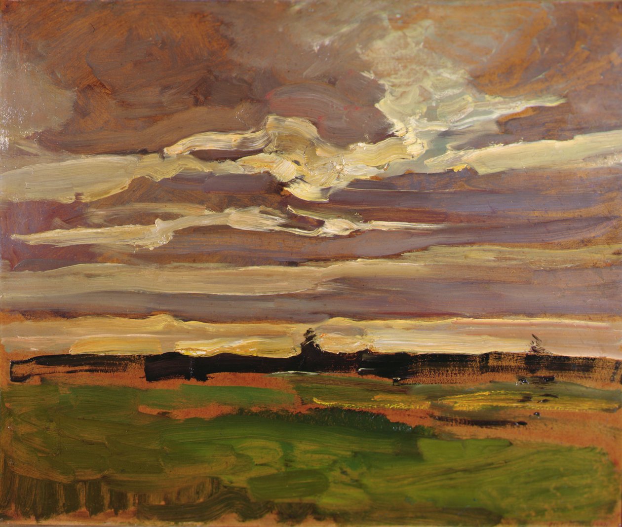 Månlandskap av Piet Mondrian