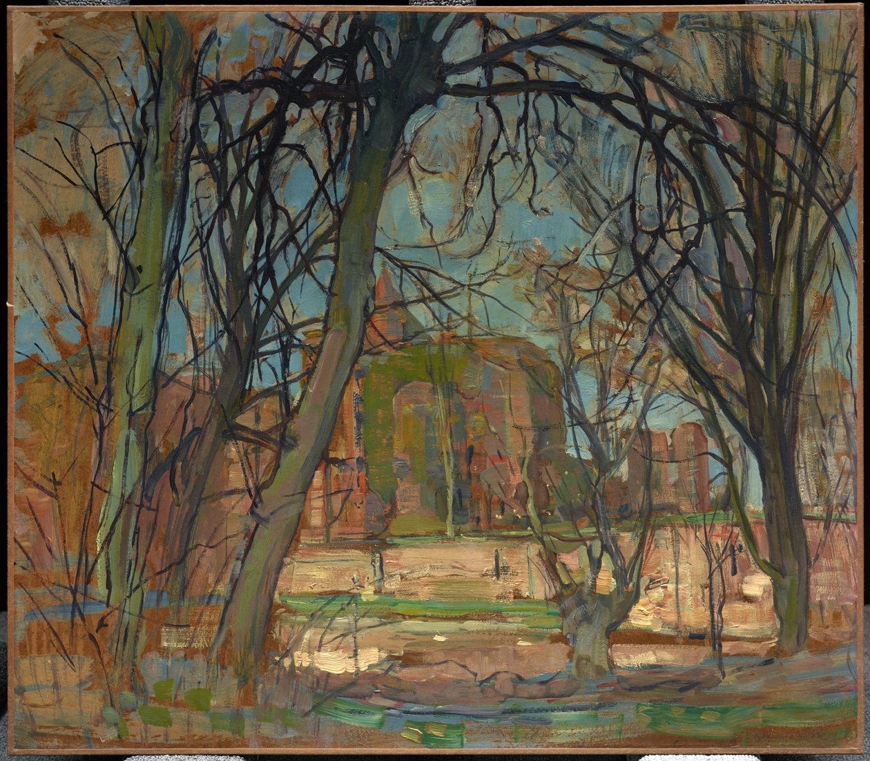 Vårsol (vårsol): Slottsruin: Brederode av Piet Mondrian