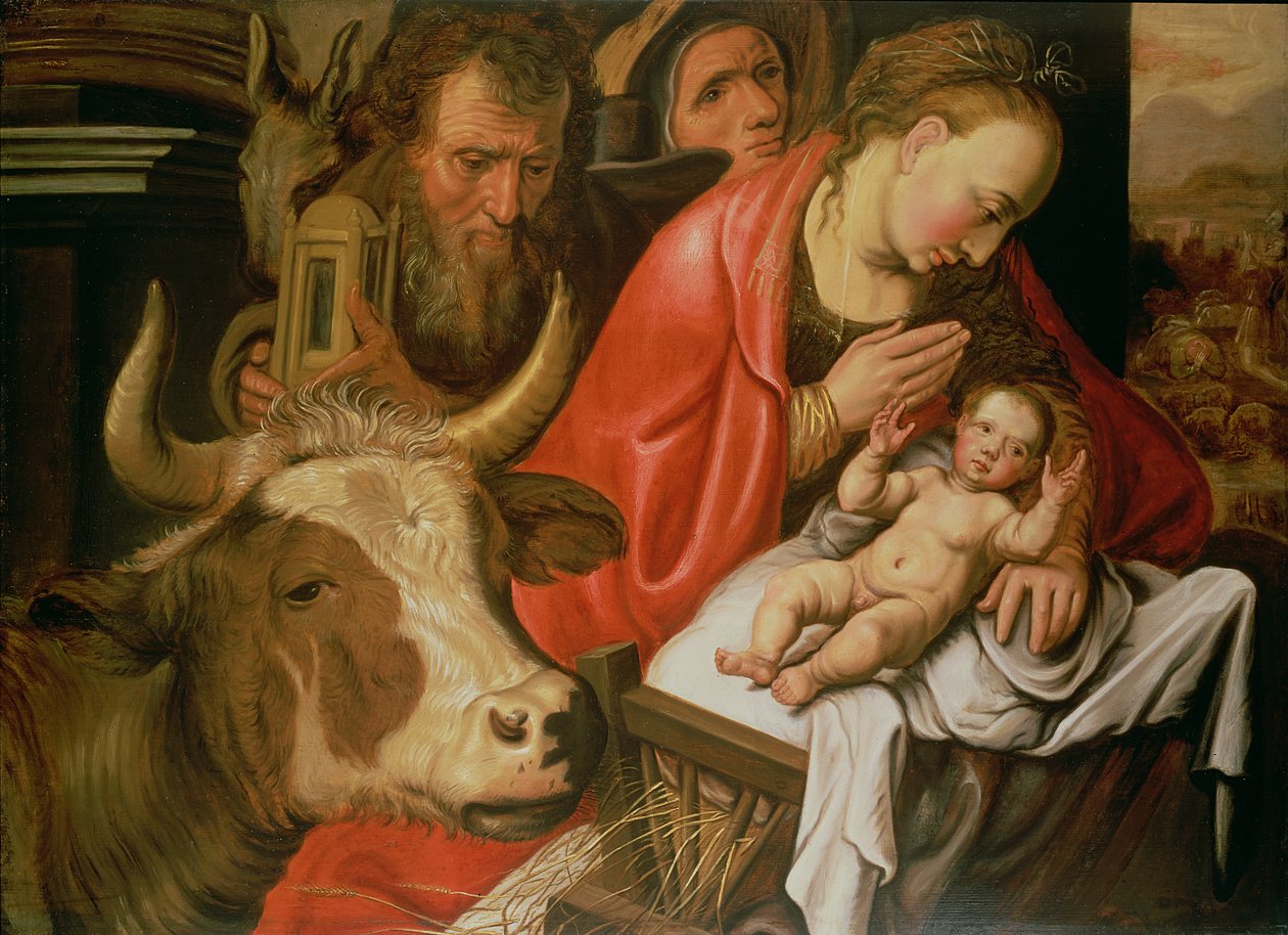 Tillbedjan av herdarna av Pieter Aertsen