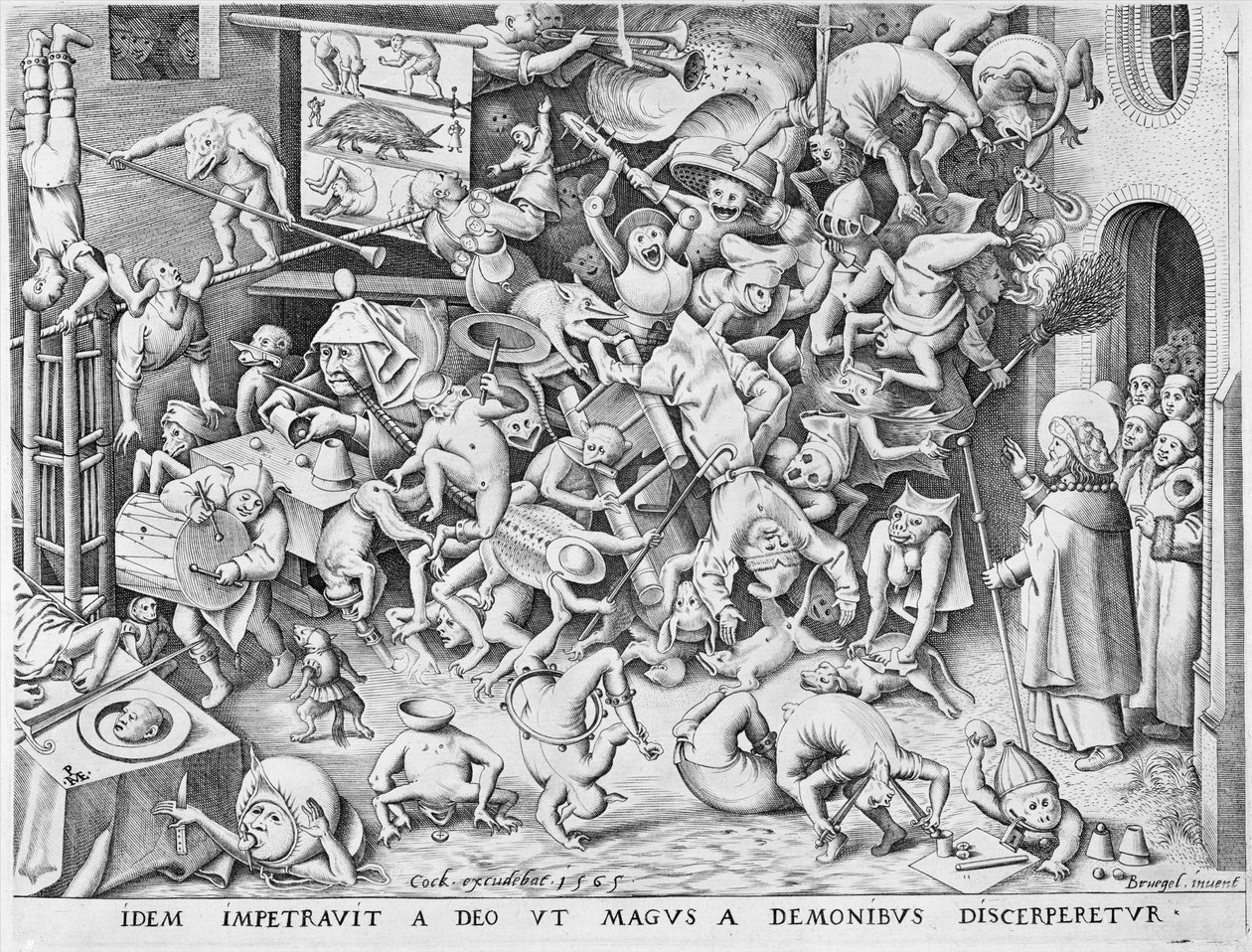 Trollkarlens fall av Pieter Bruegel the Elder
