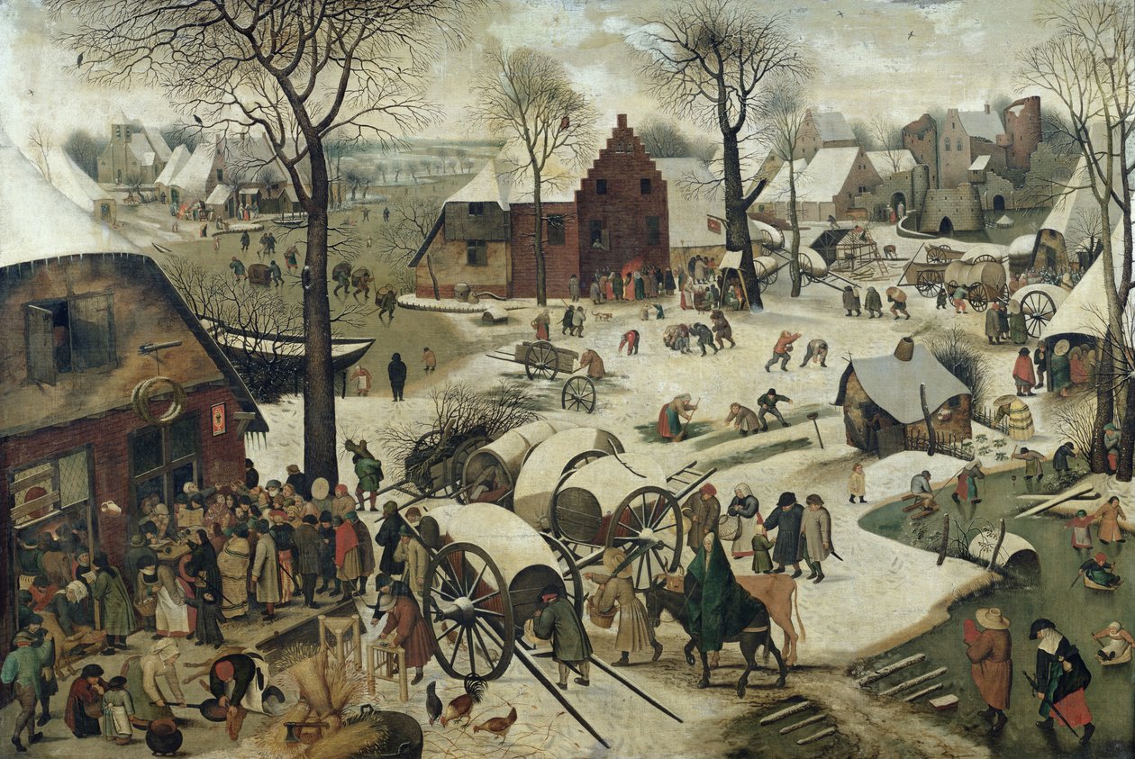 Folkräkningen i Betlehem av Pieter Bruegel the Elder